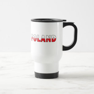 Taza De Viaje Polonia en colores de bandera polaca