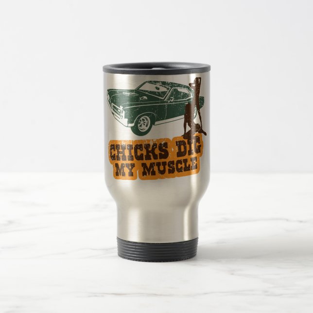 Taza De Viaje Pontiac 1967 GTO (Centro)