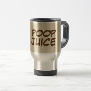 Taza De Viaje POOP JUICE Funny Coffee Mugs