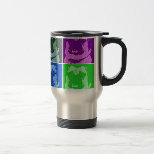 Taza De Viaje Pop Art Pug