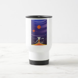 Taza De Viaje Póster de ciencia del Grand Tour de Voyager