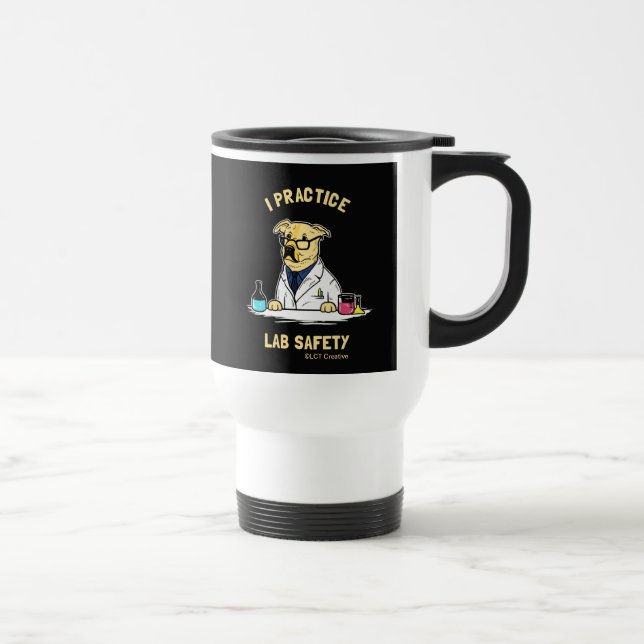 Taza De Viaje Practico la seguridad de laboratorio (Derecha)