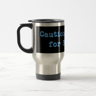Taza De Viaje Precaución Al Frenar Por Pie Grande
