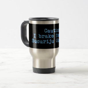 Taza De Viaje Precaución: Freno Por El Gigante De Sucuriju