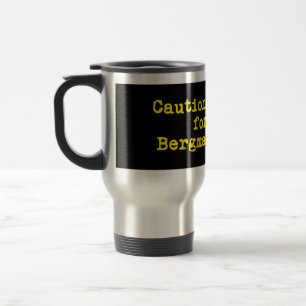 Taza De Viaje Precaución: Freno por el oso de Bergman