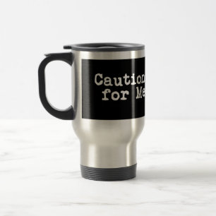 Taza De Viaje Precaución: Freno por Megalodon