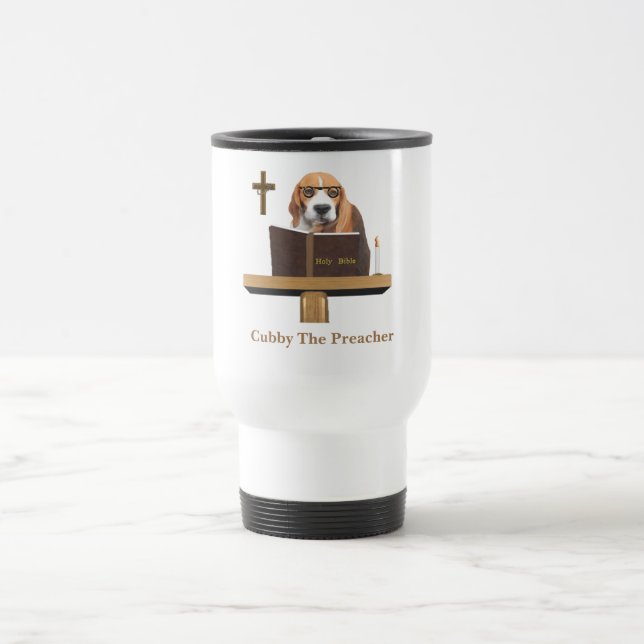 Taza De Viaje Predicador de perros (Centro)