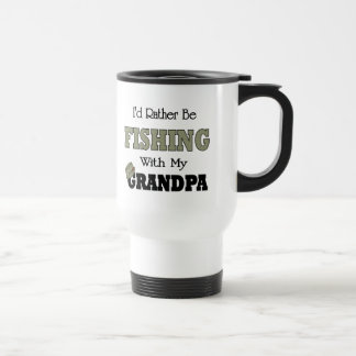 Taza De Viaje Preferiría pescar con el abuelo