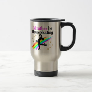 TAZA DE VIAJE PREFERIRÍA SER PATINAJE FIGURO