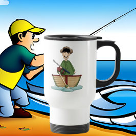 Taza De Viaje Prefiero pescar barro de viaje