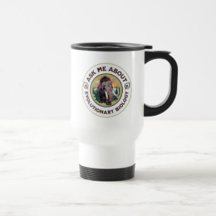 Taza De Viaje Pregúntame sobre biología evolutiva Mamut lanudo