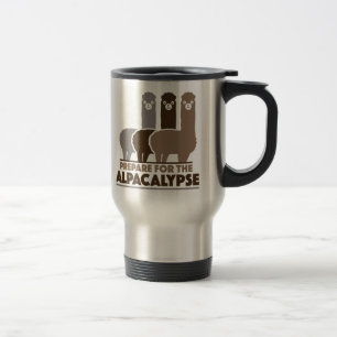 Taza De Viaje Prepararse Para El Alpacalypse