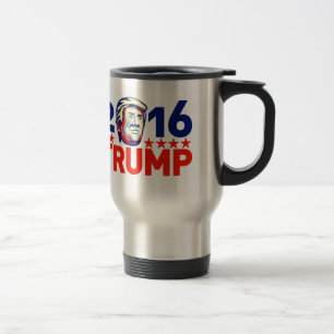 Taza De Viaje Presidente 2016 de Donald Trump Retro