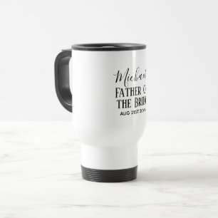 Taza De Viaje PRESUPUESTO Bestman Groomsmen Regalos Black White