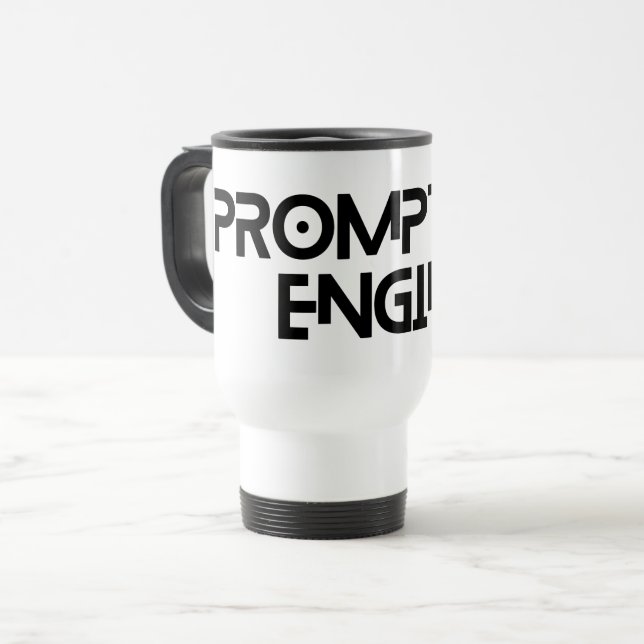Taza De Viaje presupuesto minimalista del ingeniero de línea (Anverso izquierdo)