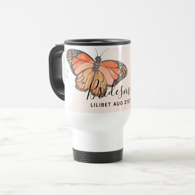 Taza De Viaje PRESUPUESTO Novias de la dama de honor regalos (Anverso izquierdo)