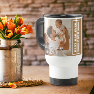 Taza De Viaje Primer Día del Padre Lo Clavé Recuerdo Personaliza