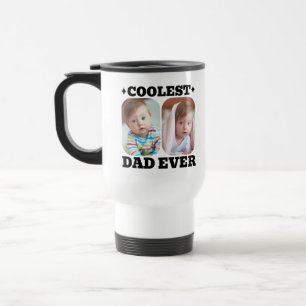 Taza De Viaje Primer Día del Padre Papá Más Genial de la Histori