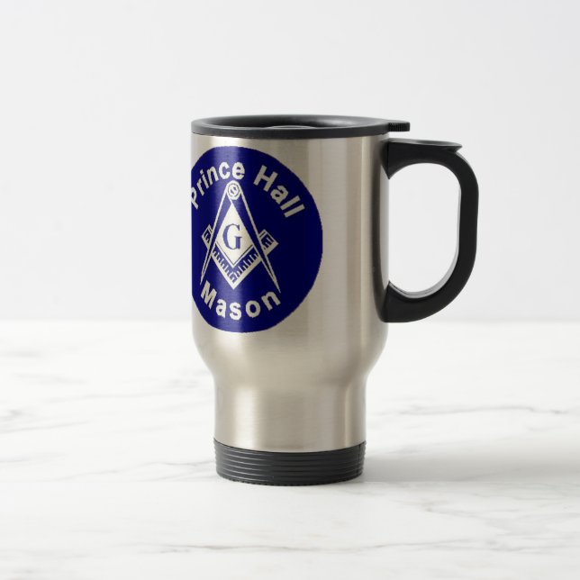 Taza De Viaje Príncipe Pasillo Masonic Travel Mug (Derecha)