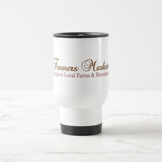 Taza De Viaje Productos del mercado (Centro)