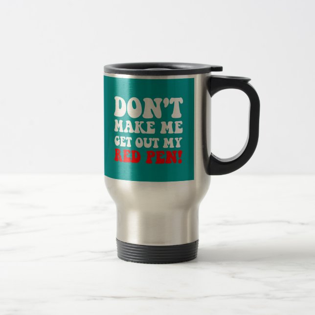 Taza De Viaje Profesor divertido (Derecha)