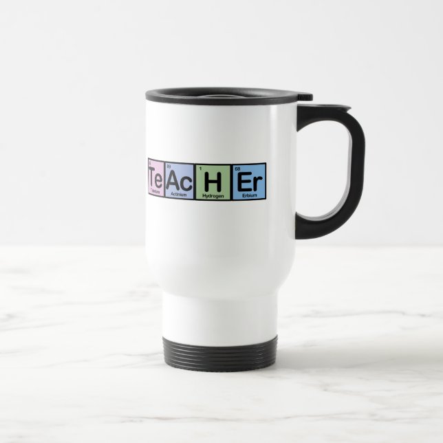 Taza De Viaje Profesor hecho de elementos (Derecha)