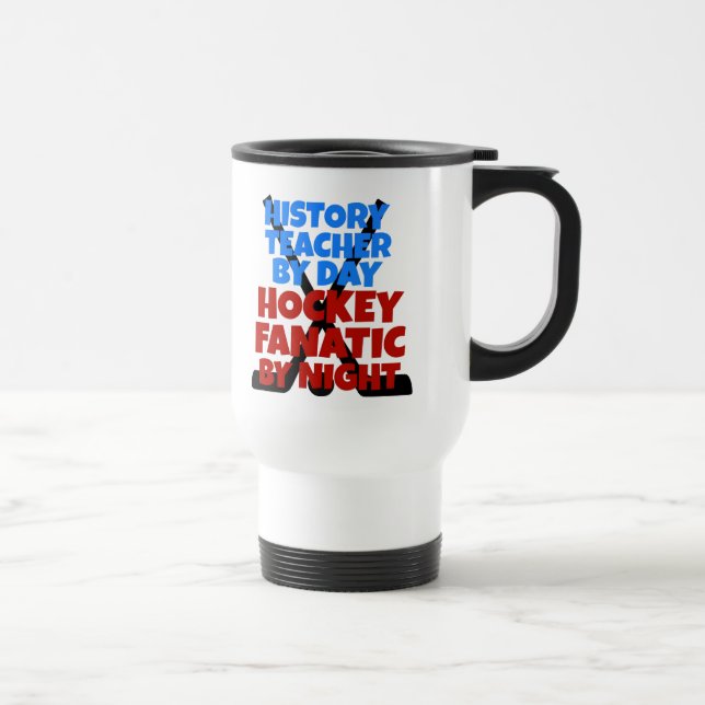 Taza De Viaje Profesora de Historia de Hockey Lover (Derecha)