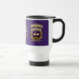 Taza De Viaje Professor Purr-Ple™ – Impulsado por Café