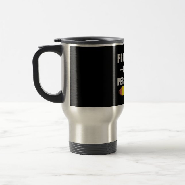 Taza De Viaje Progreso Sobre La Perfección De Regreso A La Escue (Izquierda)