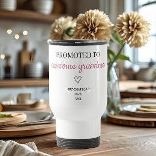Taza De Viaje Promocionado a la increíble abuela personalizada