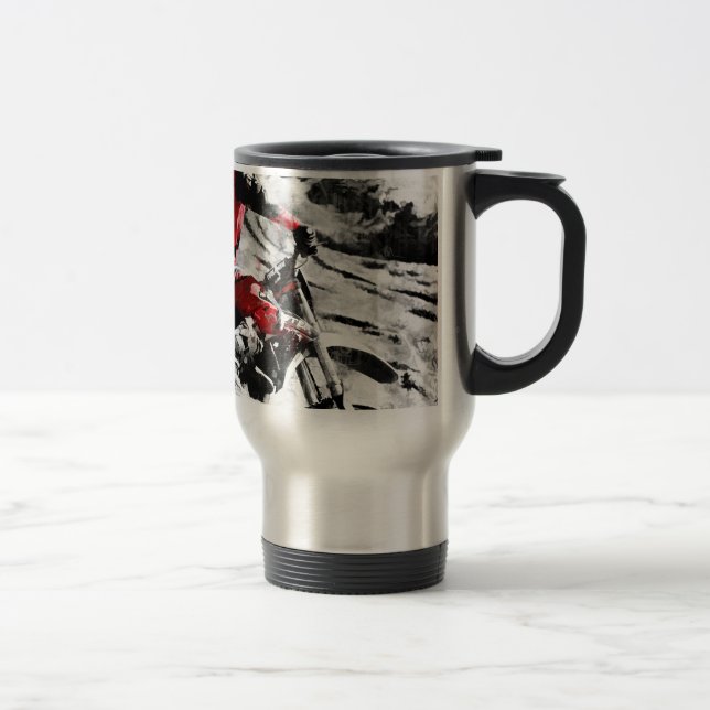 Taza De Viaje Propietario De La Montaña - Motocross Dirt-Bike Ra (Derecha)