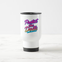 Protege a las Muñecas Arte Retro Neon