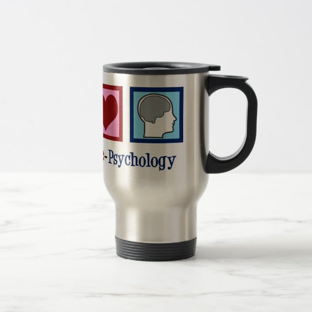 Taza De Viaje Psicología del amor por la paz (Derecha)