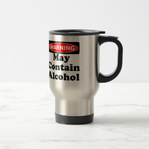 Taza De Viaje Puede contener el alcohol