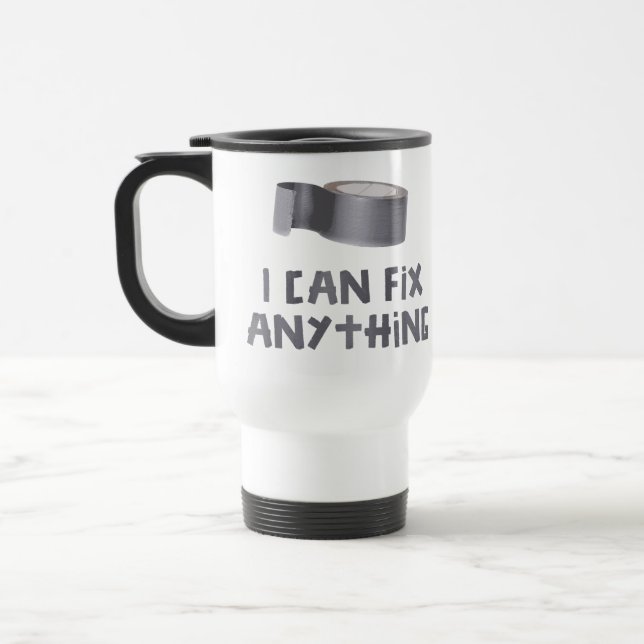 Taza De Viaje Puedo fijar cualquier cosa con la cinta aislante (Izquierda)