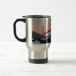 Taza De Viaje Puente de la puerta de oro tira almohada