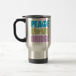 Taza De Viaje Puente del amor de la paz