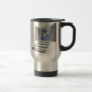 Taza De Viaje Puerta abierta en un ojo místico