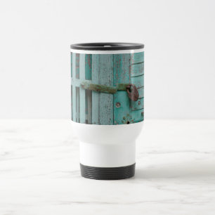 Taza De Viaje Puerta Turquesa del Tiempo