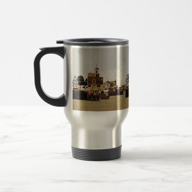 Taza De Viaje Puerto Medieval (Izquierda)