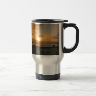 Taza De Viaje Puesta del sol de Tel Aviv