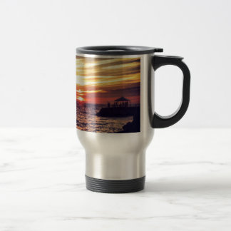 Taza De Viaje Puesta del sol hermosa de Puerto Vallarta