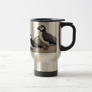 Taza De Viaje Puffins atlánticos