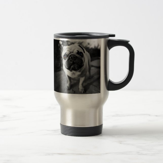 Taza De Viaje Pug guapo (Derecha)