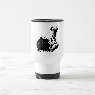 Taza De Viaje Pugs Móviles, Feliz Sorbo
