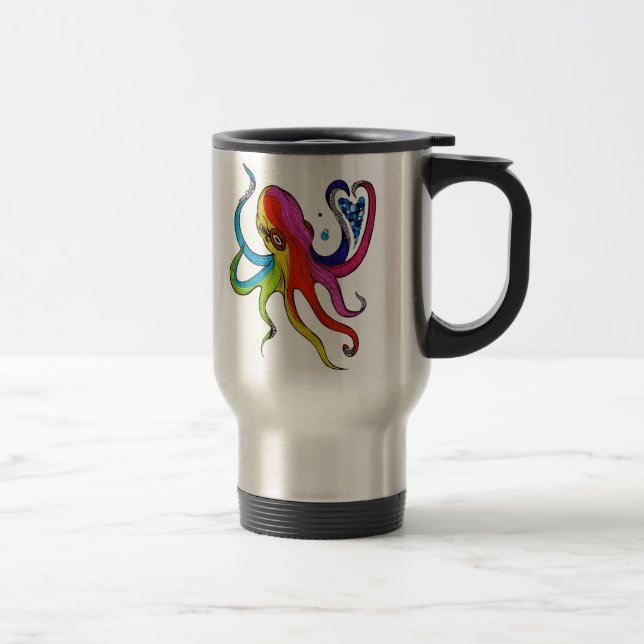 Taza De Viaje Pulpo (Derecha)