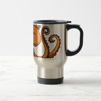 Taza De Viaje Pulpo anaranjado