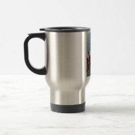 Taza De Viaje Puntadas del béisbol