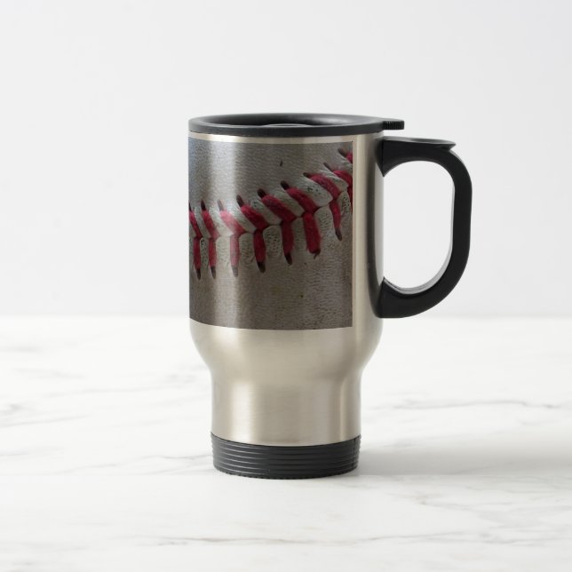 Taza De Viaje Puntadas del béisbol (Derecha)