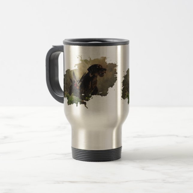 Taza De Viaje Puntero inalámbrico alemán (Anverso izquierdo)